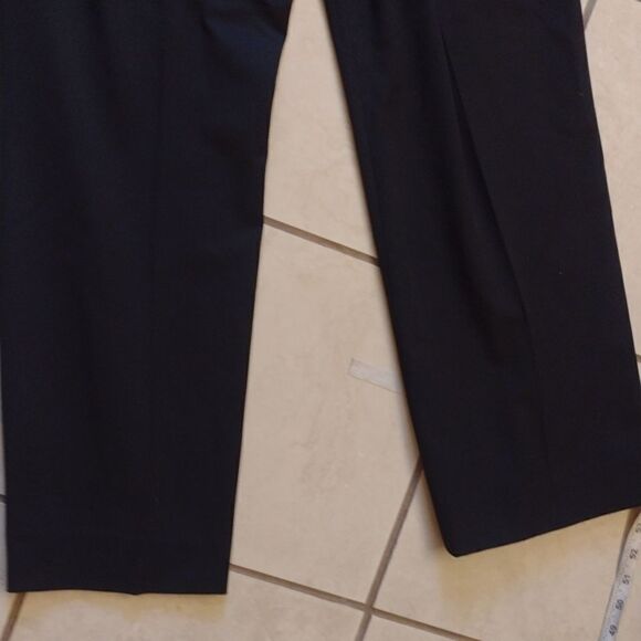 SOLD Geiger Austrian black trouser straight high quality office professional 40 - Picture 12 of 12